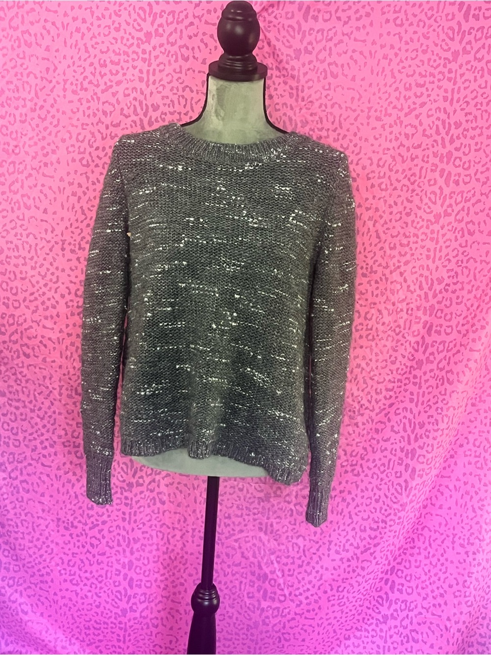 Sparkly Gray Sweater